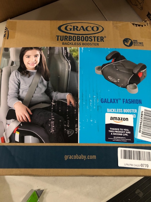 Photo 2 of Graco TurboBooster Backless Booster Car Seat, Galaxy