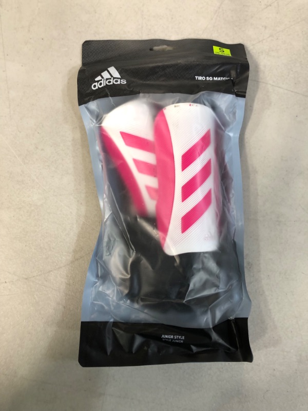 Photo 2 of adidas Unisex Tiro Match Shin Guards Team Shock Unisex-Youth Small Royal  pink/white