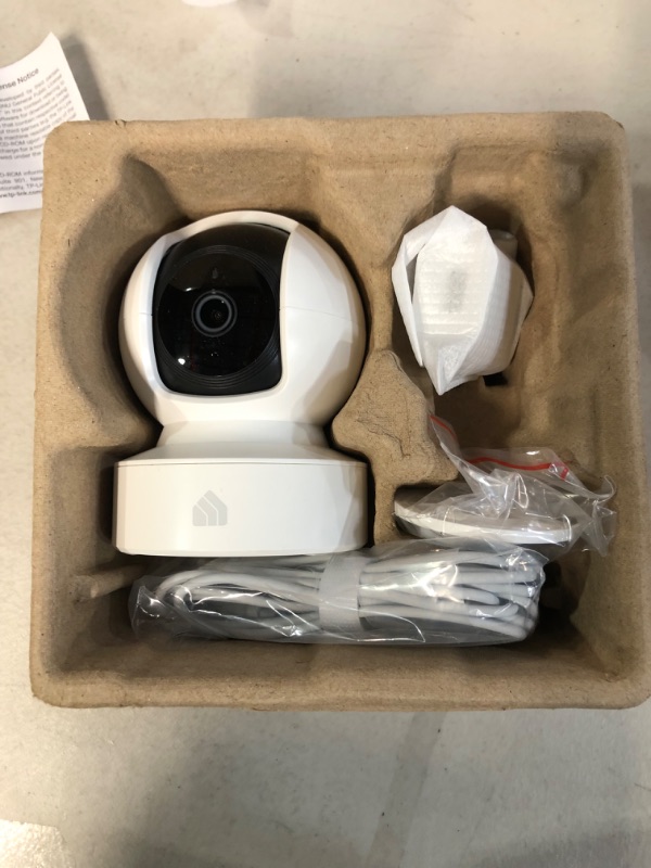 Photo 2 of Kasa Indoor Pan/Tilt Smart Security Camera, 1080p HD Dog Camera 2.4GHz with Night Vision, Motion Detection for Baby and Pet Monitor, Cloud & SD Card Storage, Works with Alexa & Google Home (EC70) Pan/Tilt Camera New 1080P