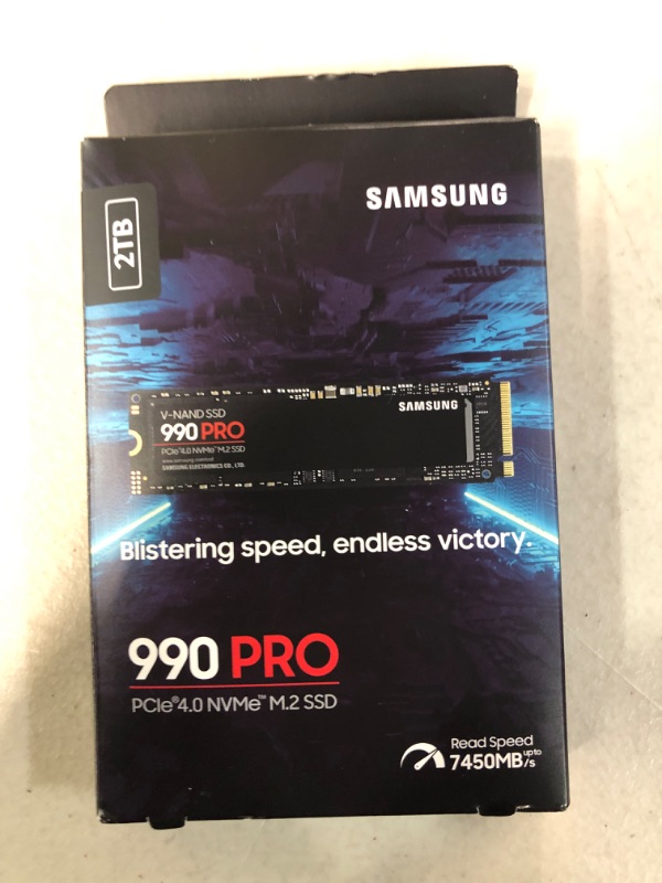 Photo 4 of SAMSUNG 990 PRO SSD 2TB PCIe 4.0 M.2 Internal Solid State Drive