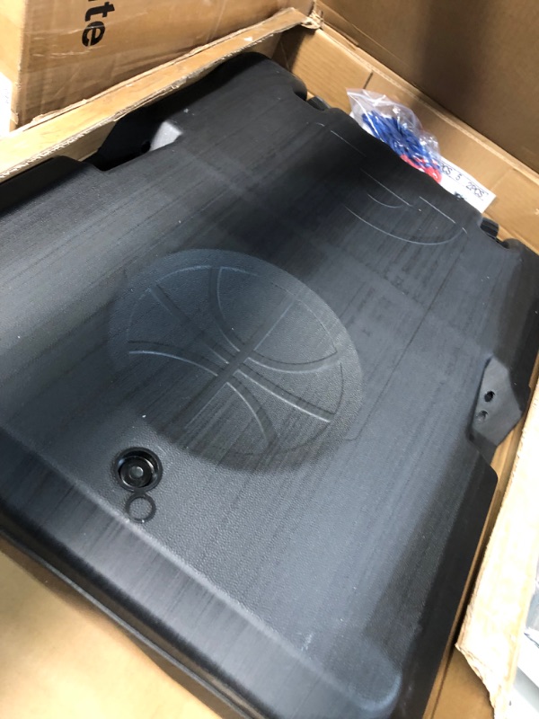 Photo 1 of *see notes!* Portable Basketball Hoop Goal Basketball System Stand Height Adjustable 7ft6in-10ft/5.8ft-7ft