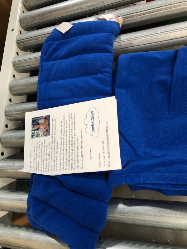 Photo 1 of Heating Pad Microwavable Natural Moist Heat Therapy Warm Compress Pad w/ Washable Cover, Large by ComfortCloud