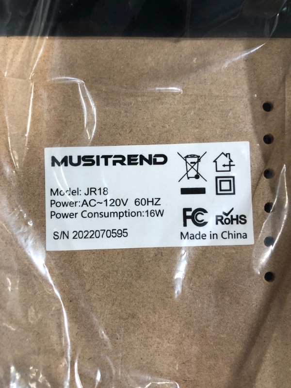 Photo 1 of MUSITREND 9 in 1 Record Player 3 Speed Vinyl Turntable with Bluetooth AM FM Raido Cassette CD USB SD Play Bulit-in Stereo Speakers Aux in RCA Line Out