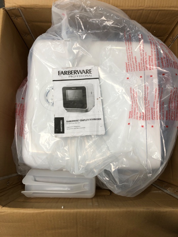 Photo 7 of Farberware Professional Portable Dishwasher White, FDW05ASBWHA