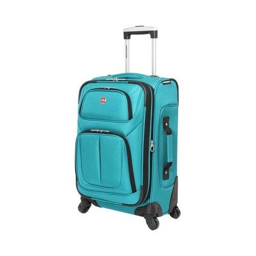 Photo 1 of SwissGear Teal 21- Inch Carry on Sofside Spinner Suitcase