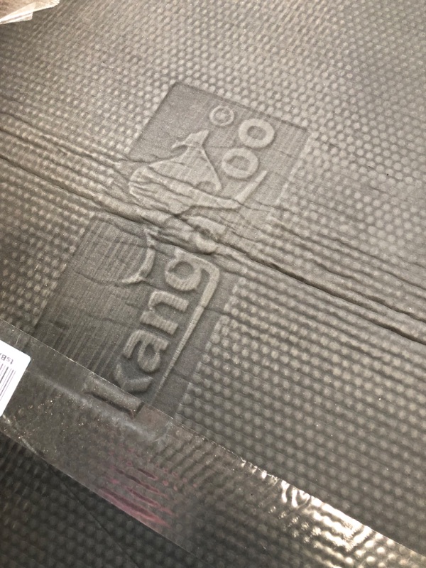 Photo 1 of *CREASE IN CENTER /SEE NOTES** KANGAROO 3/4" Thick Superior Comfort, Relieves Pressure, Stain Resistant Floor Rug, 70x24, Black 