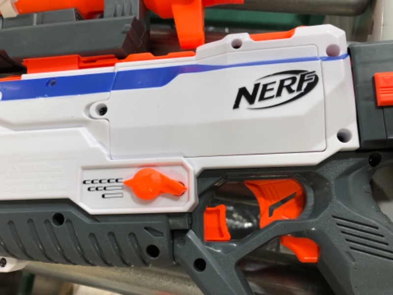 Photo 6 of **USED/SEE NOTES** Nerf Modulus Regulator Fully Motorized Blaster, 3 Firing Modes, 2X 12-Dart Clips