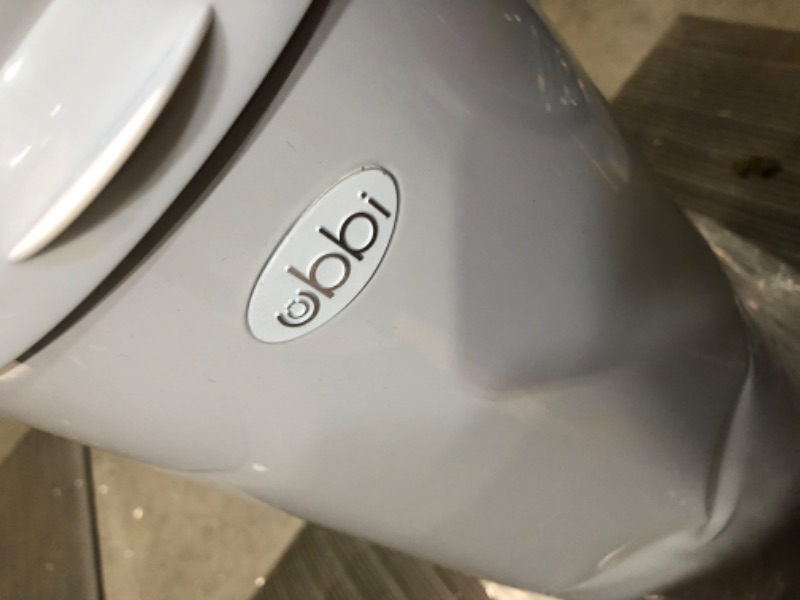 Photo 2 of *ITEM IS WHITE/NOT BLACK** USED/DENTED** Ubbi Steel Odor Locking Diaper Pail