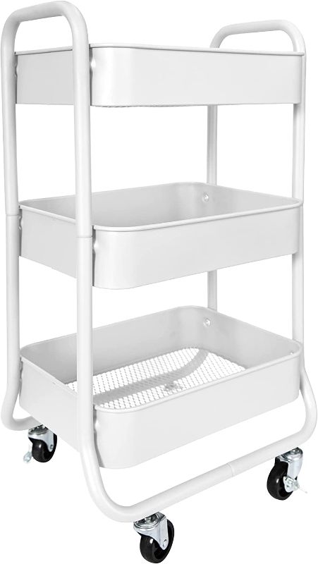 Photo 1 of ***PLASTIC/SIMILAR TO STSOCK PHOTO***Homestead 3-Tier Rolling Cart