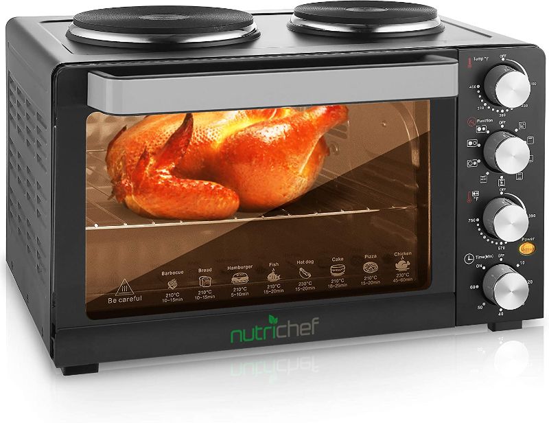 Photo 1 of NutriChef 30 Quarts Kitchen Convection Oven - 1400 Watt