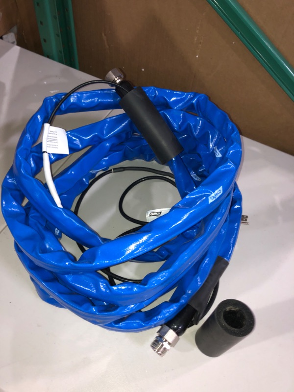 Photo 1 of Camco Heated Drinking Water Hose, - 20° F, 25-Foot, 5/8-Inch ID 25' Cold Weather (Freeze Protection to - 20?F) Standard Packaging