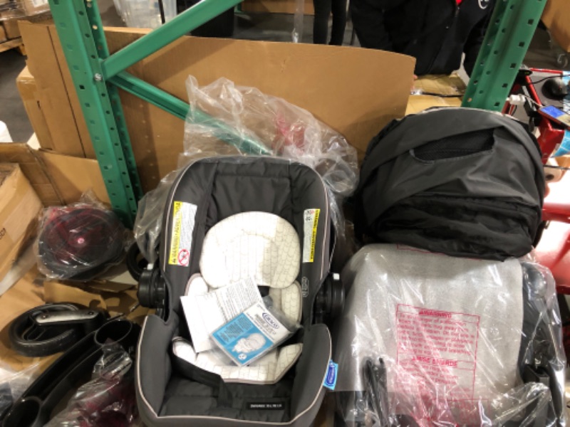 Photo 2 of Graco Modes Element Travel System, Includes Baby Stroller with Reversible Seat, Extra Storage, Child Tray and SnugRide 35 Lite LX Infant Car Seat, Redmond Element Redmond