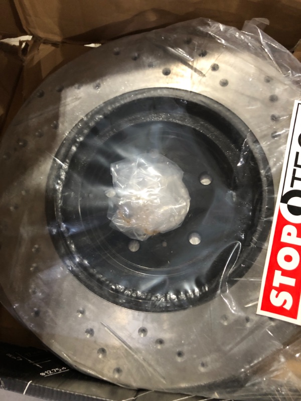 Photo 3 of StopTech 127.42100R Sport Drilled/Slotted Brake Rotor (Front Right)