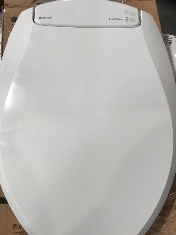 Photo 2 of Brondell LumaWarm Heated Nightlight Toilet Seat 