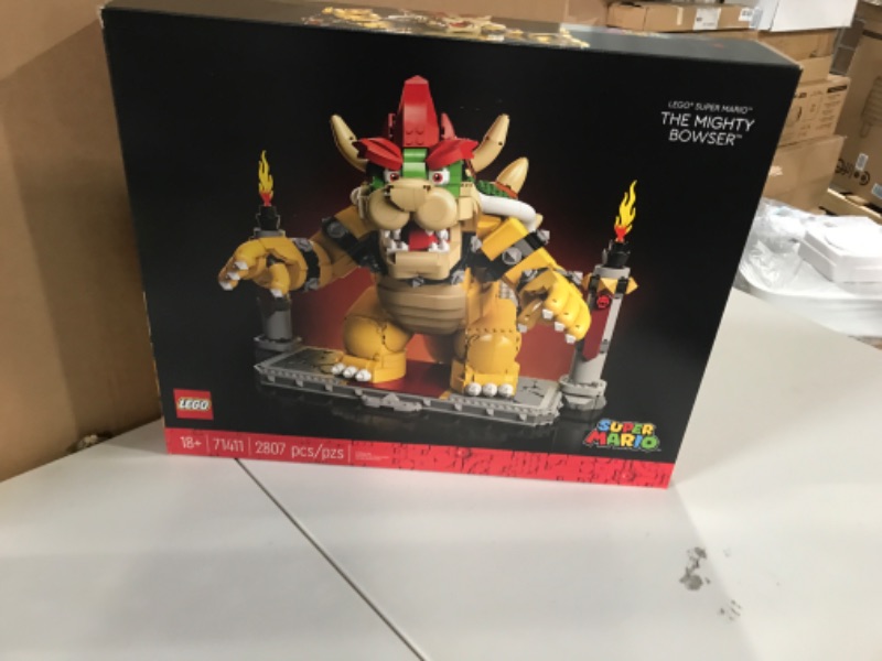 Photo 2 of LEGO Super Mario The Mighty Bowser 71411 Building Toy Set; Collectible Gift for Adult Fans (2,807 Pieces) Frustration-Free Packaging