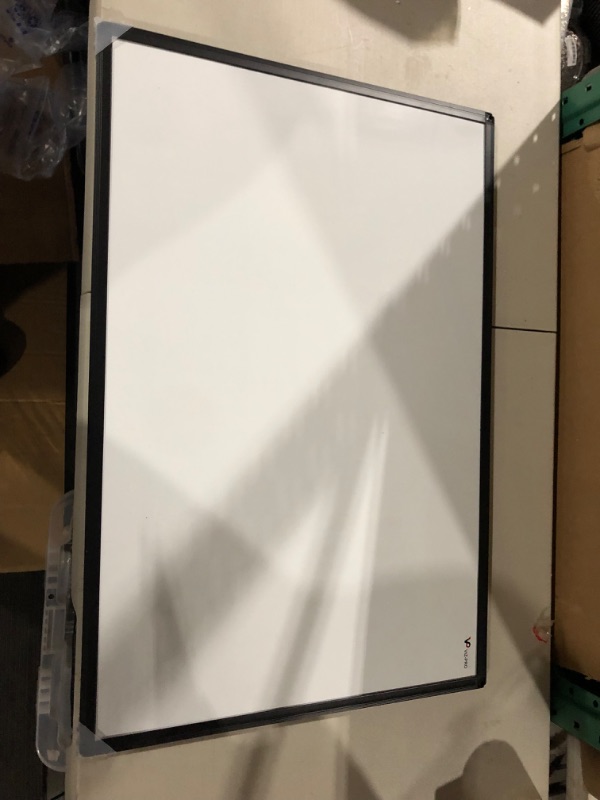 Photo 2 of VIZ-PRO Magnetic Dry Erase Board, 36 X 24 Inches, Silver Aluminium Frame
