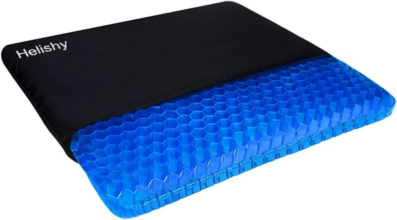 Photo 1 of Extra Large Gel Seat Cushion, 17x17inch Double Thick Egg Gel Cushion for Pressure Pain Relief