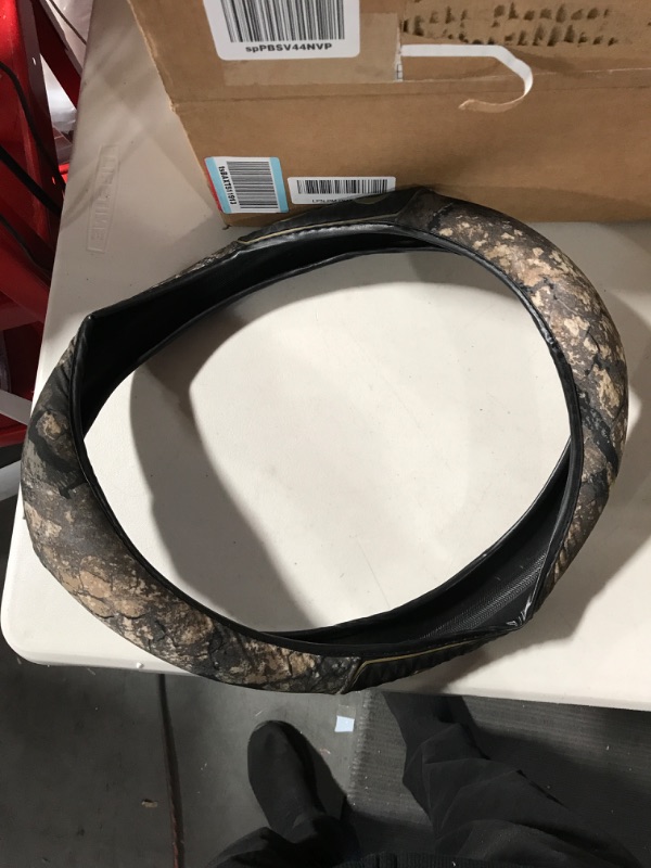 Photo 2 of Browning Steering Wheel Covers for Car, Truck, and SUV, Durable Steering Wheel Cover Protection Realtree Timber