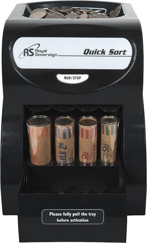 Photo 1 of SEE NOTES***Royal Sovereign Electric Coin Sorter/Counter, Patented Anti-Jam Technology, 1 Row of Coin Counting (QS-2AN)
