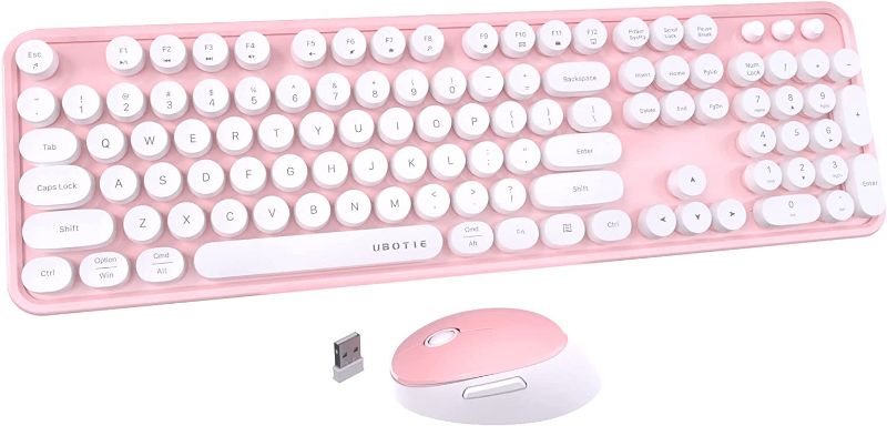 Photo 1 of UBOTIE Colorful Computer Wireless Keyboard