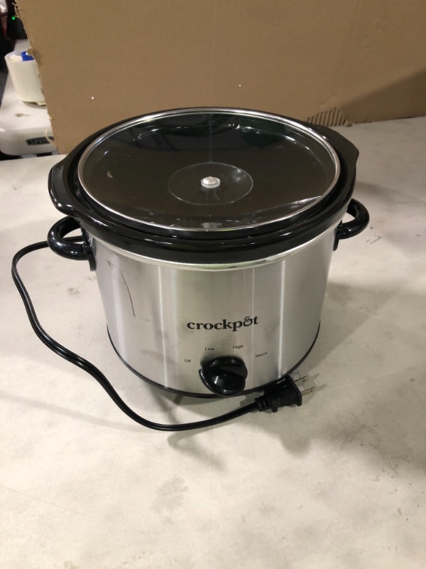 Photo 1 of Crock-Pot 2-QT Round Manual Slow Cooker,