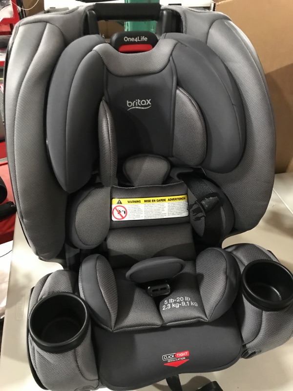 Photo 2 of Britax One4Life ClickTight All-in-One Car Seat – 10 Years of Use – Infant, Convertible, Booster – 5 to 120 pounds - SafeWash Fabric, Drift Drift [New Version]