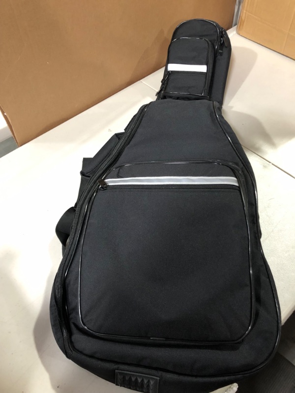 Photo 1 of CAHAYA Electric Guitar Bag Premium Padded Gig Bag Soft Case 0.5inch Thick Padding with Reflective Bands 