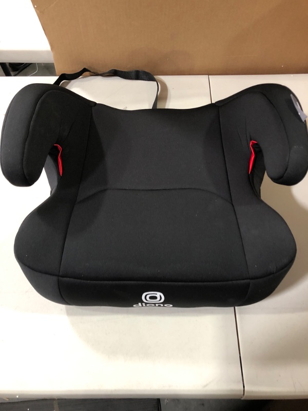 Photo 3 of Diono Solana 2 No Latch, XL Lightweight Backless Belt-Positioning Booster Car Seat,, Black 