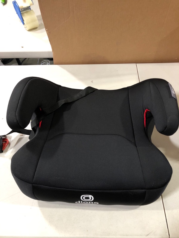 Photo 3 of Diono Solana 2 No Latch, XL Lightweight Backless Belt-Positioning Booster Car Seat Black