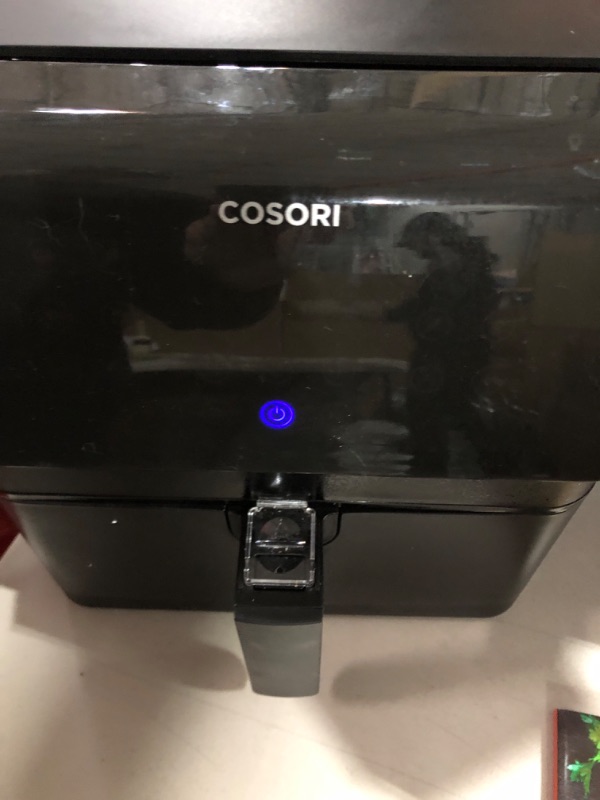 Photo 1 of COSORI Pro II Air Fryer Oven Combo, 5.8QT Max Xl Large Cooker with 12 One-Touch Savable Custom Functions, Cookbook and Online Recipes, Nonstick and Dishwasher-Safe Detachable Square Basket Pro ? BLACK