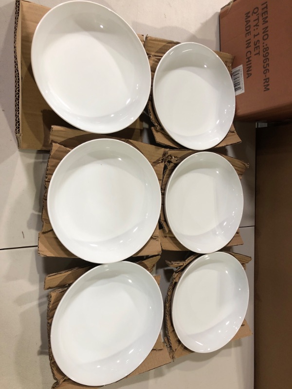 Photo 2 of Certified International Bianca All Purpose Bowls, Set of 6, 