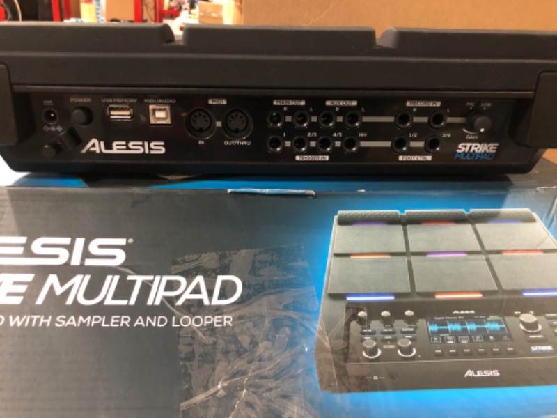 Photo 5 of Alesis Strike Multipad - 9-Pad Percussion Instrument with Sampler, Looper, 2 Ins and Outs, 4.3-Inch Display