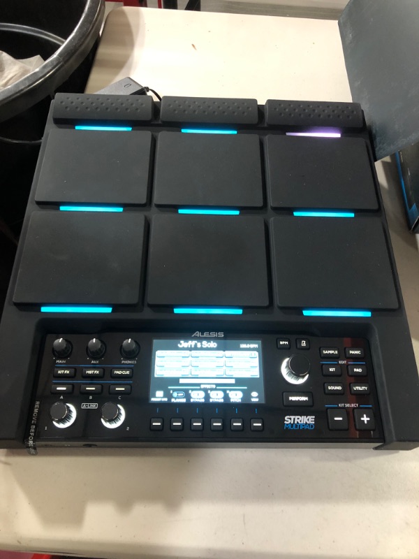 Photo 4 of Alesis Strike Multipad - 9-Pad Percussion Instrument with Sampler, Looper, 2 Ins and Outs, 4.3-Inch Display
