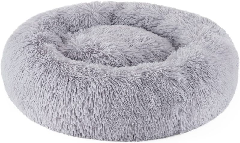 Photo 1 of Dog Bed Cat Bed, Round Donut Dog Bed, 