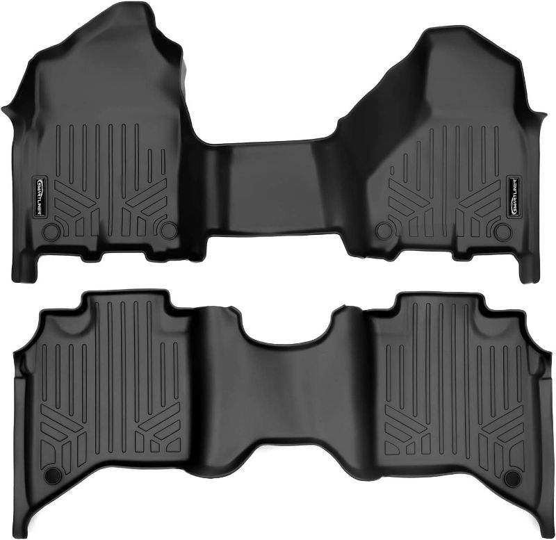 Photo 1 of Floor Mats 2 Row Liner Set Black Compatible 