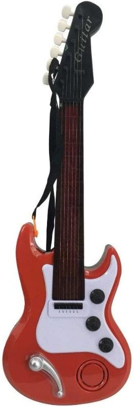 Photo 1 of lightahead 389-8 electronic guitar with sound and lights 22 inch guitar with preset music and vibrant sounds fun musical guitar