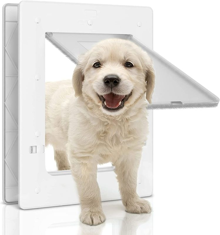 Photo 1 of Dog Door Aluminum Pet Door with Extra-Large Flap 