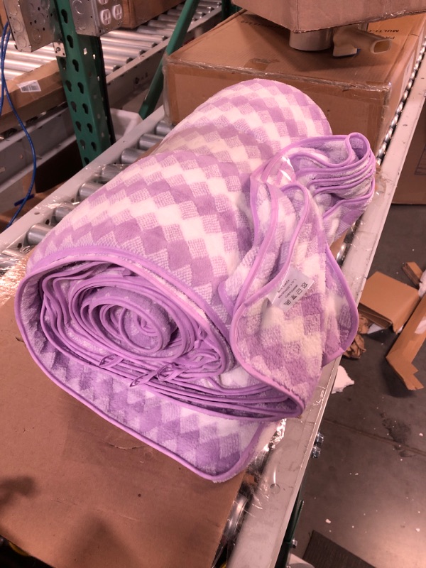 Photo 2 of Large Bath Towels Oversized, Purple Bath Towels Soft Bath Sheets, Quick Dry, Lighter Weight & Super Absorbent Purple 