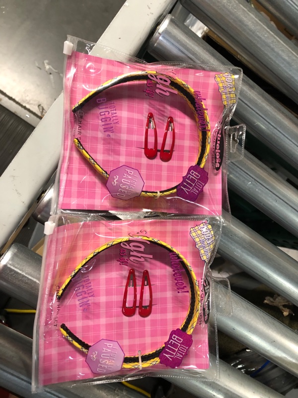 Photo 1 of Clueless X Makeup Revolution Cher Headband & Hair Clips (Pack of 2)

