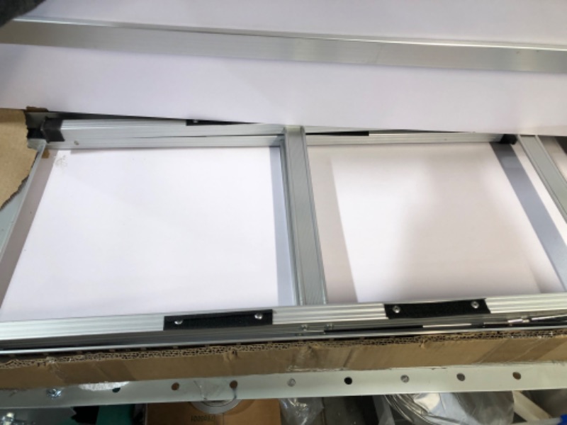 Photo 1 of REDCAMP Portable Bar Table with Color-Changing LED Lights, Bar Skirts and Storage Shelf