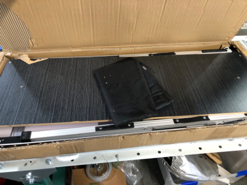 Photo 1 of REDCAMP Portable Bar Table with Color-Changing LED Lights, Bar Skirts and Storage Shelf