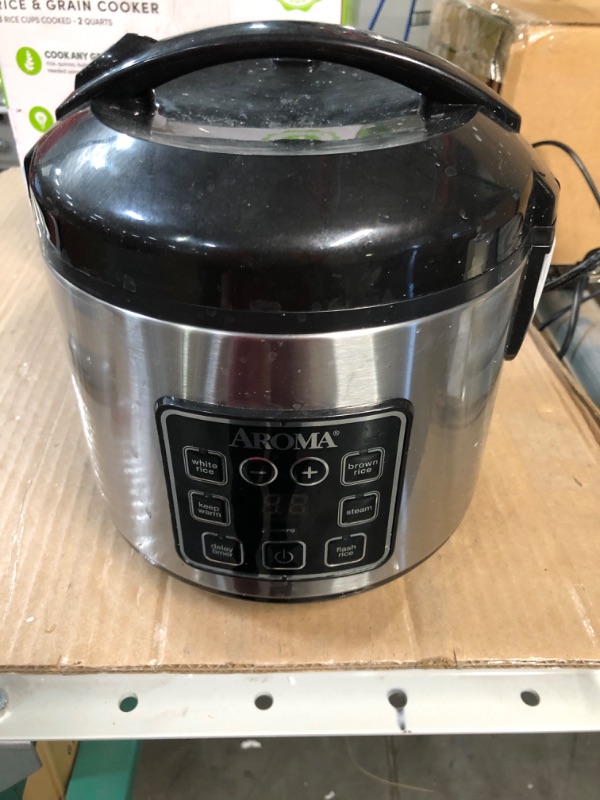 Photo 2 of -MISSING ALL ACCESSORIES(RICE COOKER ONLY)- Aroma Housewares ARC-914SBD Digital Cool-Touch Rice Grain Cooker and Food Steamer