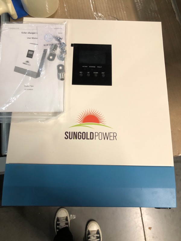 Photo 2 of -USED-5000W DC 48V Pure Sine Wave Solar Inverter with 80A MPPT Solar Charger and 40A AC Battery Charger