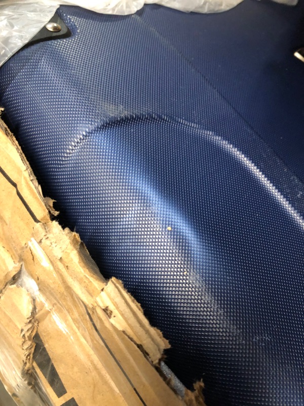 Photo 3 of [DAMAGED] Travelers Club Chicago Hardside Expandable Spinner Luggage, Navy Blue
