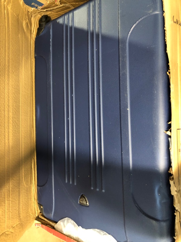 Photo 2 of [DAMAGED] Travelers Club Chicago Hardside Expandable Spinner Luggage, Navy Blue