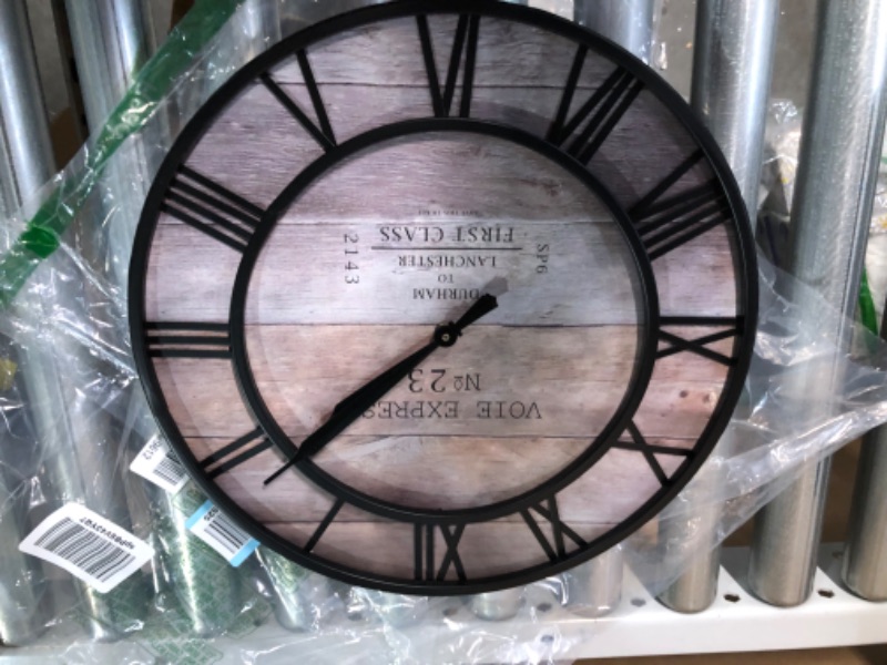 Photo 1 of [USED] Timelike Large Roman Wall Clock - 16 Inch