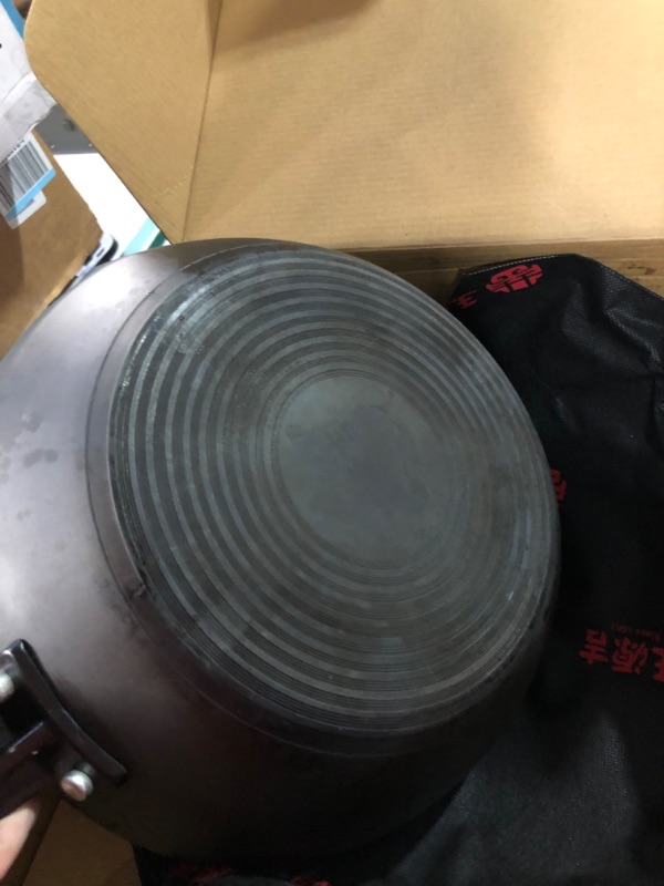 Photo 4 of [USED] WANGYUANJI Carbon Steel Wok 11 inch 