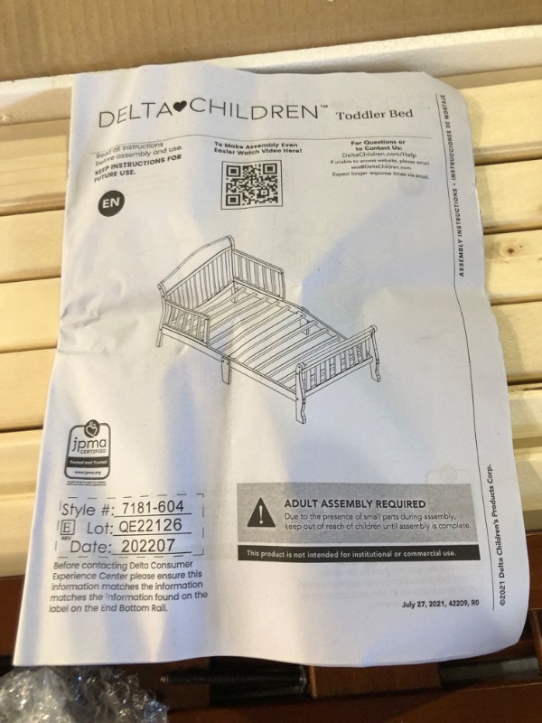 Photo 4 of [USED] Delta Children Canton Toddler Bed