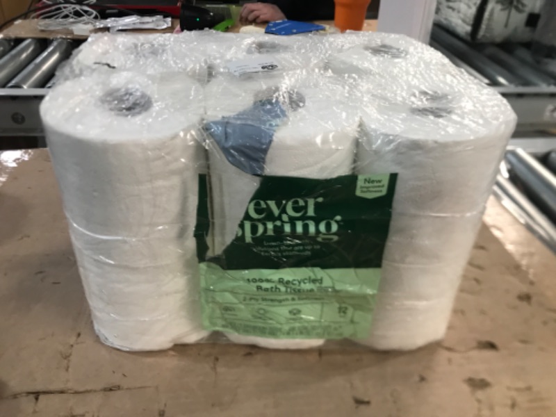 Photo 2 of 100% Recycled Toilet Paper (12 Rolls)