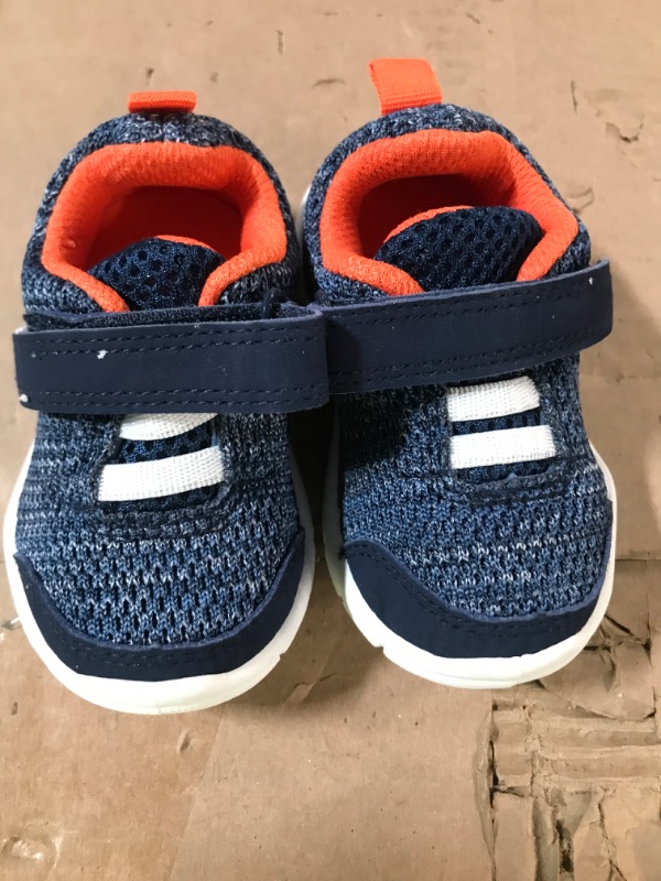 Photo 2 of Simple Joys by Carter's Unisex Kids and Toddlers' Jordynn Knitted Athletic Sneaker 4 Toddler Navy